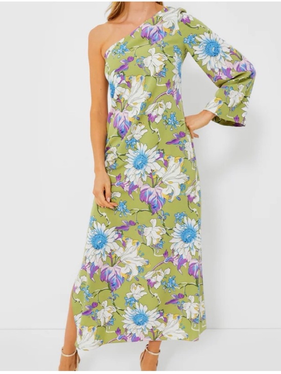 Hyacinth House Dresses & Skirts - Tuckernuck Hyacinth House One Shoulder Odelia Maxi Dress Green Sz S